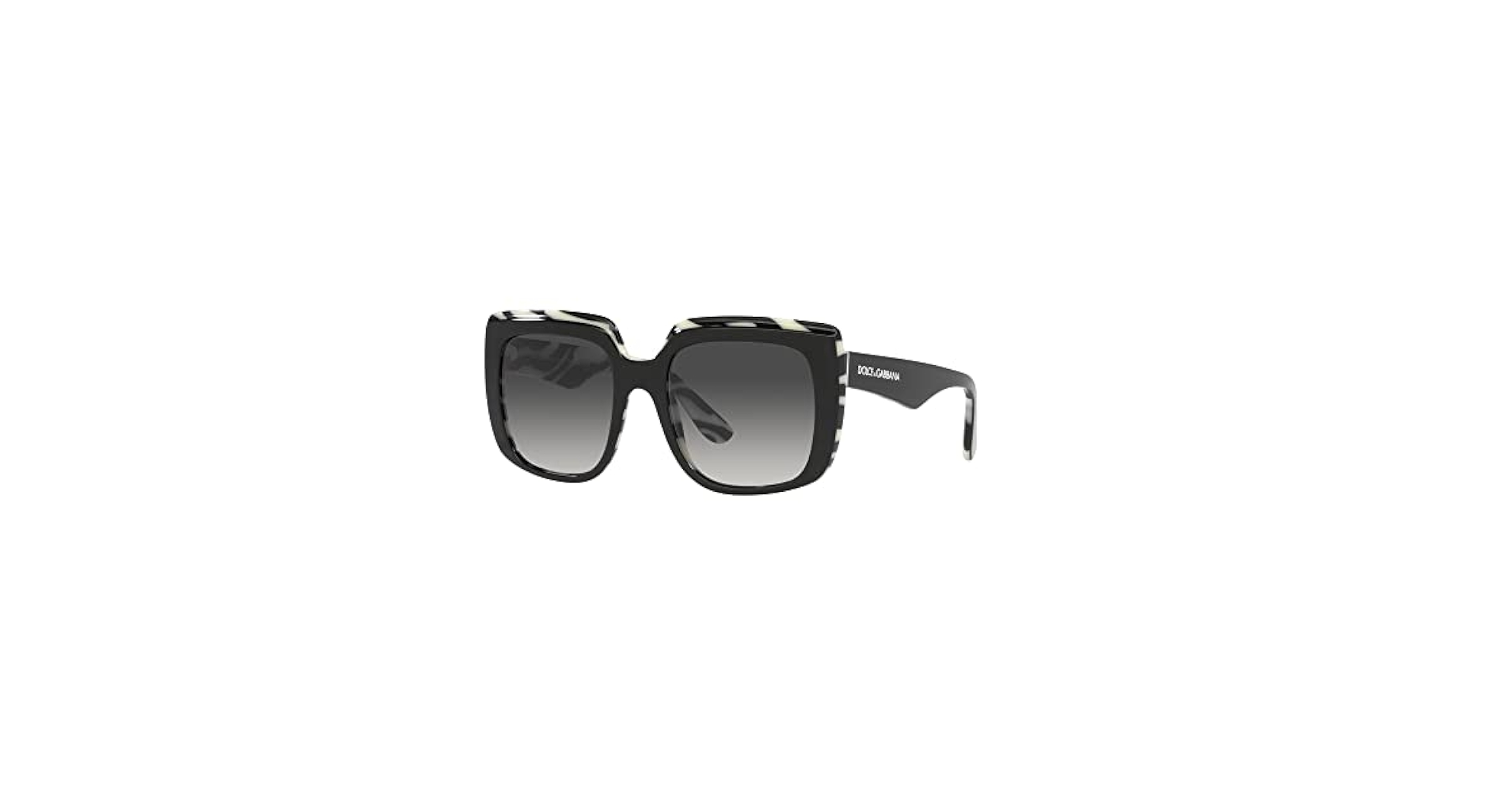 Amazon.com: Dolce & Gabbana DG 4414 Black Animal Print/Grey